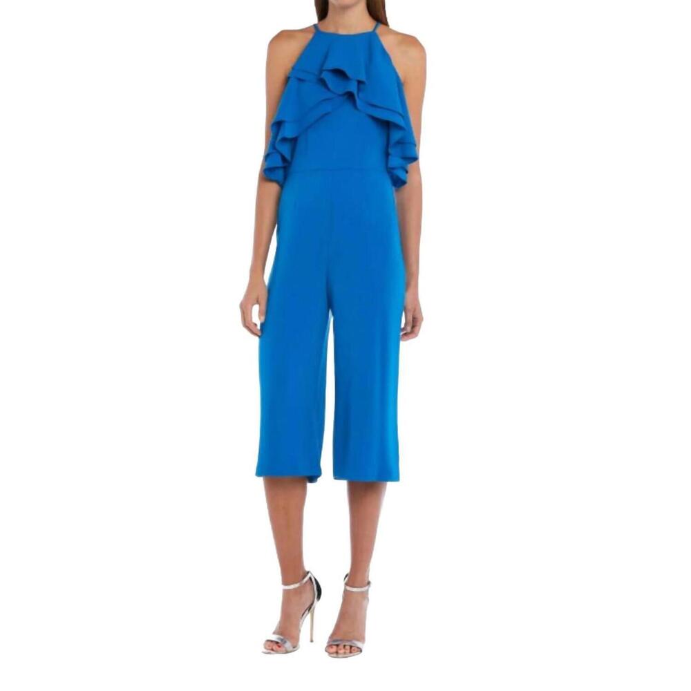 NEW ISSUE NEW YORK culotte jumpsuit in blue